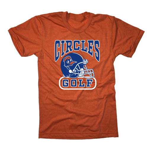Circles Golf Football T-Shirt