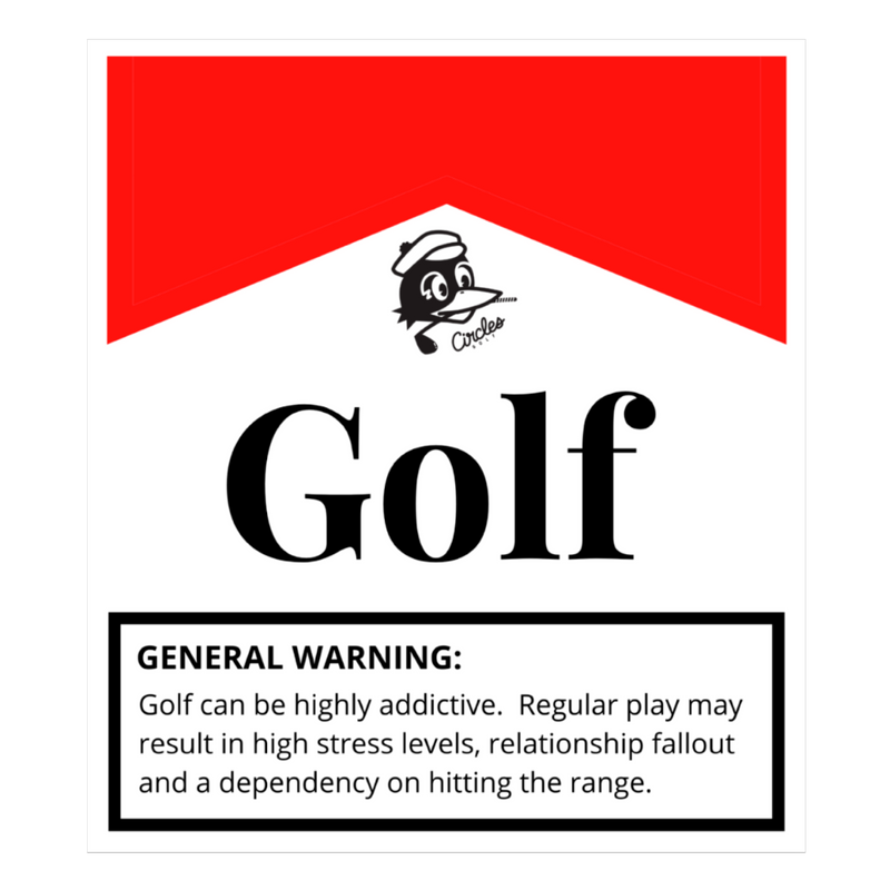 Sticker - Golf General Warning