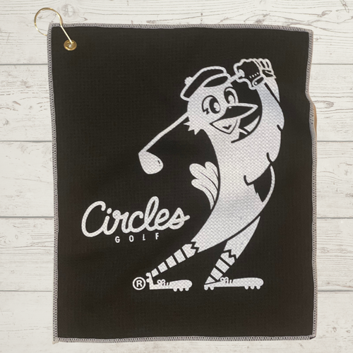 Circles Golf Logo Towel