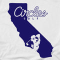California State Circles Golf Logo - Long Sleeve T-Shirt