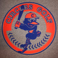 Circles Golf Baseball T-Shirt