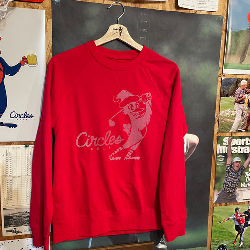Circles Golf Logo Christmas Sweater Design Pullover Fleece