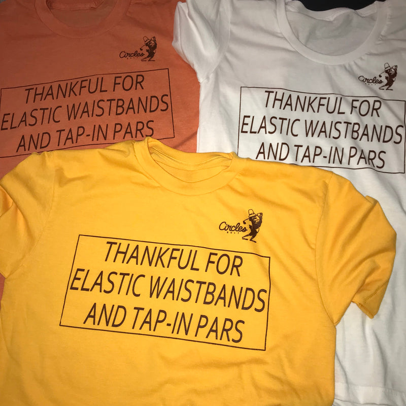 Thankful For Elastic Waistbands And Tap-In Pars Golf T-Shirt