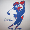 Circles Golf Chirps Mascot Logo T-Shirt