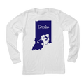Indiana State Circles Golf Logo - Long Sleeve T-Shirt
