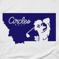 Montana State Circles Golf Logo - Long Sleeve T-Shirt