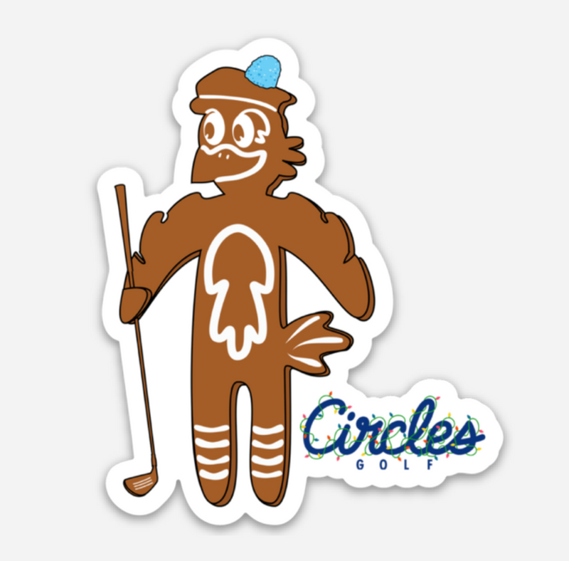 Sticker - Chirps Gingerbread Man