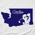 Washington State Circles Golf Logo - Long Sleeve T-Shirt