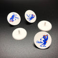 Chirps 2 Color Logo Plastic Ball Mark - 5 Pack