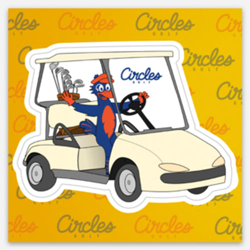 Sticker - Chirps in Golf Cart