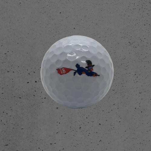 Chirps Witch Logo Golf Ball