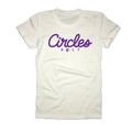 Circles Golf Text Logo With Chirps T-Shirt