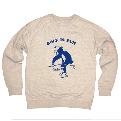 Golf Is Fun - Light Gray Sweatshirt