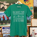 Oh What Fun It Is To Ride Christmas Golf T-Shirt