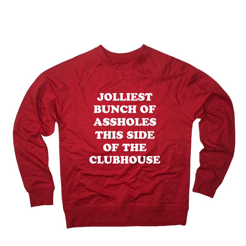Jolliest Bunch Of Assholes This Side Of The Clubhouse - Christmas Golf Sweatshirt