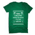 Merry Christmas Ya Filthy Hacker Golf T-Shirt