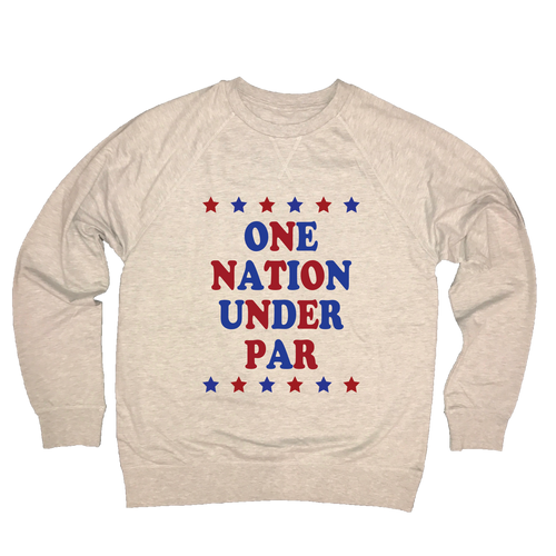 One Nation Under Par - USA Golf  - Lightweight Sweatshirt