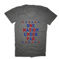 One Nation Under Par - USA Golf T-Shirt