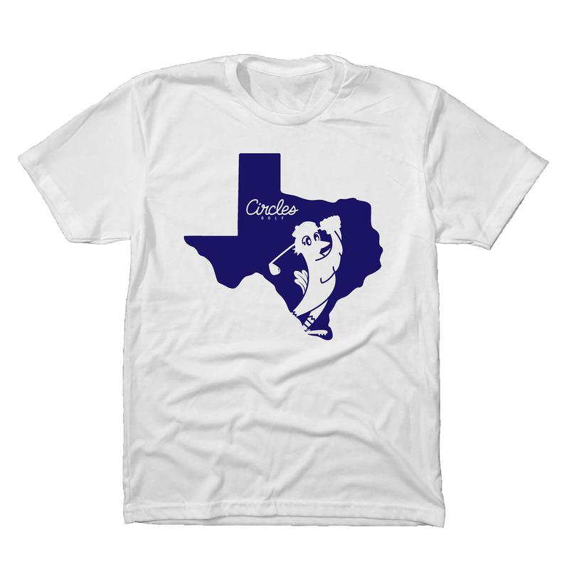 Texas Circles Golf Logo T-Shirt