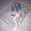Circles Golf Logo Tees 10 Pack - White - Blue and Light Blue